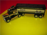 Buddy L Harley Davidson Racing Semi Tractor Trailer Vintage Used Toy COLLECTIBLE (wayne)