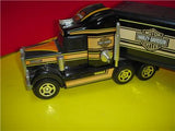 Buddy L Harley Davidson Racing Semi Tractor Trailer Vintage Used Toy COLLECTIBLE (wayne)