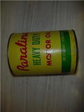 PARALINE HEAVY DUTY OIL MPLS MN WARDEN COMPANY QUART VINTAGE FULL CAN COLLECTIBLE (c58-oil13C)