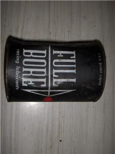 FULL BORE RACING LUBRICANT OIL QUART VINTAGE COLLECTOR FULL CAN COLLECTIBLE (c58-oil13D)