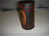 LUBAID MILWAUKEE USA ID COMPANY VINTAGE EMPTY TIN CAN USED COLLECTIBLE (c58-oil7D)