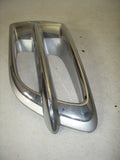 GOLDWING 2002-10 GL1800 RIGHT UPPER FAIRING COWL INSERT SILVER WITH CHROME ADDED USED 102317-66 (F4)