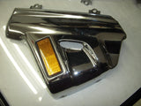 GOLDWING GL1800 LEFT RIGHT CHROME FRONT CALIPER FENDER COVER PAIR USED 102317-71 (F4)