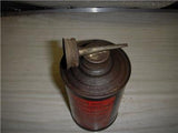 GRAPHOL PENETRATING LUBRICANT VINTAGE COLLECTOR EMPTY TIN OILER CAN USED COLLECTIBLE (c58-oil7E)