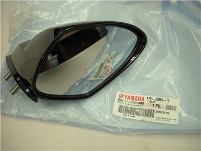 F15-U596C RIGHT MIRROR NOS YAMAHA 2009 WAVERUNNER (RED102)