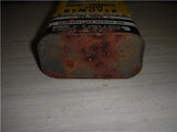 ZIP STRIP PAINT VARNISH STAIN REMOVER QUART VINTAGE EMPTY TIN CAN USED COLLECTIBLE (c58-oil7F)