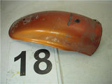 1971-72 SL350 350 HONDA REAR ORANGE FENDER Used GF-18 (S2)