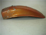 1971-72 SL350 350 HONDA REAR ORANGE FENDER Used GF-18 (S2)