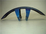 1967-72 AMF HD SPRINT 250 350 FRONT FENDER BLUE Used GF-28 (S2)