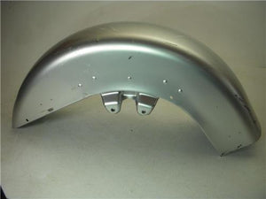 1989-13 HARLEY DAVIDSON ROAD KING FRONT FENDER SILVER AFTERMARKET Used GF-29 (S2)