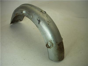 1966 CA95 BENLY 160 HONDA REAR FENDER DENTED SILVER Used GF-07 (S2)