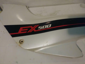 1992 EX500 NINJA 500 KAWASAKI LEFT Side Cover USED SC-503 (L-TOP)