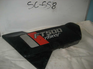 1982 FT500 ASCOT HONDA LEFT Side Cover USED SC-558 (L-TOP)