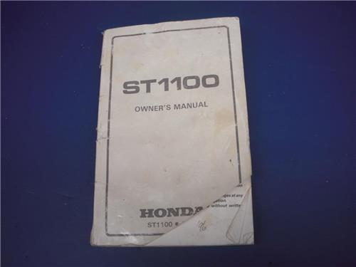 1994 ST1100 1100 HONDA USED OWNERS MANUAL BOOK (blue-4)