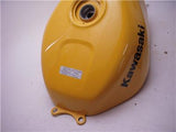 2002 ZX-6R ZX600J YELLOW KAWASAKI FUEL GAS TANK USED T-204 DONN-B1