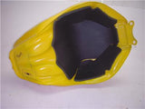 2002 ZX-6R ZX600J YELLOW KAWASAKI FUEL GAS TANK USED T-204 DONN-B1