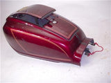 1981 GL1100 1100 Goldwing Honda Maroon Tank Shelter Gas Tank Cover USED T-249 (DONN-B1)