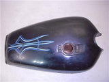1980 XS400 SPECIAL 400 YAMAHA BLACK REPAINT Fuel Gas Tank used T-430 DONN-B7