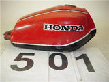 1979 XR250 250 HONDA Gas Fuel Tank RED USED T-501 DONN-B6