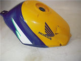 1991-94 CBR600 F2 600 MV9 HONDA Fuel Gas Tank used YELLOW PURPLE WT-337 (DONN A10)