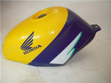 1991-94 CBR600 F2 600 MV9 HONDA Fuel Gas Tank used YELLOW PURPLE WT-337 (DONN A10)