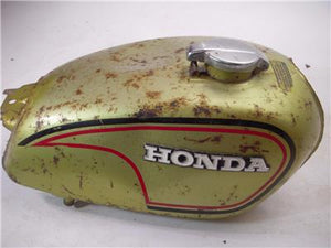 1971-73 Honda CL350 Gas Fuel Tank Green USED WT-101 (DONN A12)