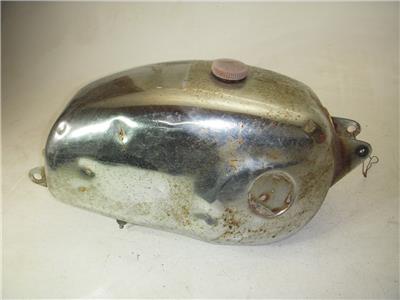 1970's Hodaka Combat 125 Chrome Fuel Gas Tank used WT-302 (DONN A7)