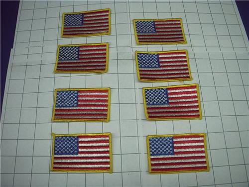 8- 50 STAR FLAGS VINTAGE MOTORCYCLE jacket jeans coat PATCH New DKP-20 COLLECTIBLE (red112)