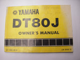 1981 DT80 DT80J FACTORY OEM YAMAHA OWNERS MANUAL BOOK (blue-2)