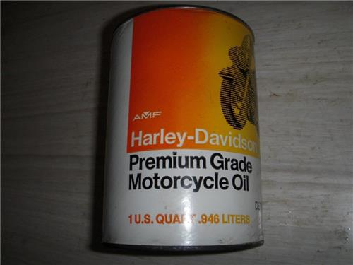 AMF HD PREMIUM DETERGENT REG OIL TIN QUART VINTAGE FULL CAN NEW COLLECTIBLE (c53-oil1f)