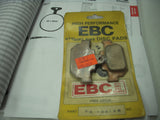 FA106 SUZUKI RM125 RM250 GZ250 LS650 EBC Brake Disc Pads NEW (M44-43)