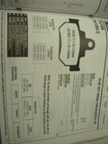 FA106 SUZUKI RM125 RM250 GZ250 LS650 EBC Brake Disc Pads NEW (M44-43)