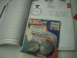 FA33 KAWASAKI S2 S3 KH400 TRIPLE KZ900 KZ1000 EBC Brake Disc Pads NEW (M44-43)