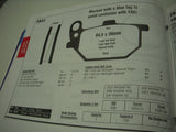 FA41 YAMAHA RD400 XS400 XS750 XS850 XS1100 EBC Brake Disc Pads NEW (M44-43)