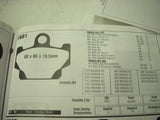 FA81 YAMAHA XV250 RZ350 XS400 XV500 XZ550 XJ650 XJ750 EBC Brake Disc Pads NEW (M44-43)