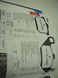 GS85 KAWASAKI EX250 EL250 EN454 EN500 VN700 ZL600 ZX900 EBC Brake Disc Pads NEW (M44-43)