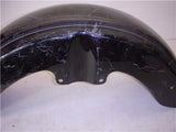 1999-2009 Yamaha XVS650 Classic FRONT FENDER Mud Guard Black w/grey used FF-431 (C37)