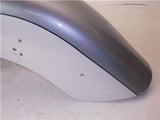1998-04 VT1100 AERO 1100 Honda Front Fender Mud Guard White Silver Metal used FF-439 (C37)