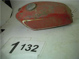 1970-71 F5 350 BIGHORN KAWASAKI FUEL GAS TANK RED USED FO-1132 (donn a11)