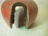 1970-71 F5 350 BIGHORN KAWASAKI FUEL GAS TANK RED USED FO-1132 (donn a11)