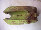 1970-71 F5 350 BIGHORN KAWASAKI FUEL GAS TANK LIME RUSTY USED FO-1130 (donn a11)