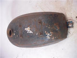 1968-70 T500 500 SUZUKI FUEL GAS TANK REPAINT BLACK USED FO-1139 (donn a11)