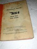 1960'S BSA 500 OHV Goldstar DBD SERIES Maintenance Manual used BOOK (blue-1)