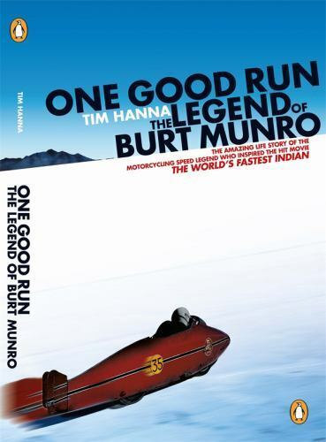 One Good Run Legend of Burt Munro Tim Hanna BOOK (TS-D2)