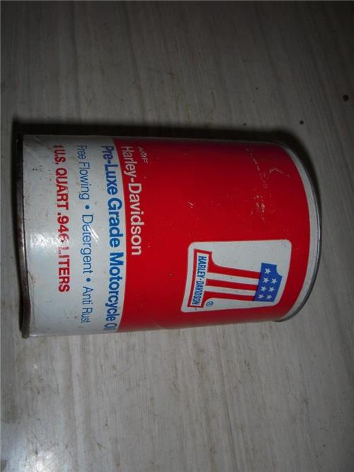 AMF HD PRE-LUXE GRADE SAE 40 OIL TIN QUART VINTAGE FULL CAN NEW COLLECTIBLE (c53-oil1h)