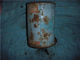 EVEREADY PRESTONE ANTI-FREEZE OIL VINTAGE EMPTY TIN QUART CAN USED COLLECTIBLE (c58-oil2h)