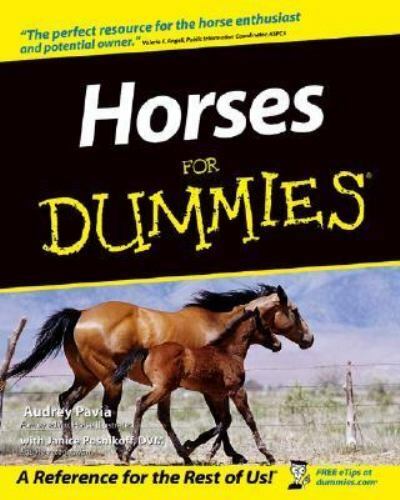 Horses for Dummies Janice Posnikoff and Audrey Pavia BOOK (TS-D2)