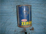DUPONT ZERONE ANTI-FREEZE OIL VINTAGE EMPTY TIN QUART CAN USED COLLECTIBLE (c58-oil2i)