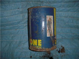 DUPONT ZERONE ANTI-FREEZE OIL VINTAGE EMPTY TIN QUART CAN USED COLLECTIBLE (c58-oil2i)