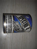 SPECTRO 4 MOTORCYCLE 4 CYCLE SAE 30 OIL TIN QUART VINTAGE FULL CAN NEW COLLECTIBLE (c53-oil1j)